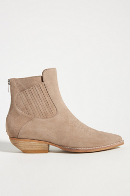 Silent D Puly Western Boots In Beige ModeSens