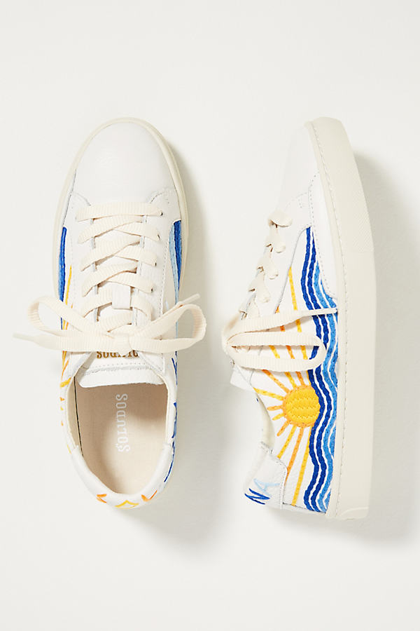 Soludos Sunrise Sneakers In White