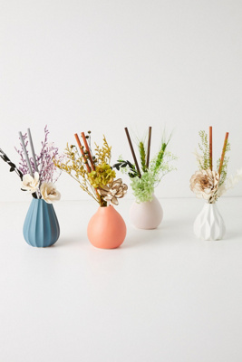 ANTHROPOLOGIE FLORAL BOUQUET CERAMIC DIFFUSER