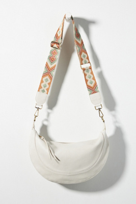 Urban Originals Luna Slouchy Crossbody Bag In White