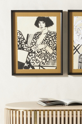 Anthropologie Femme Wall Art In Black ModeSens