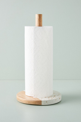 Anthropologie Terrazzo Paper Towel Holder In Assorted