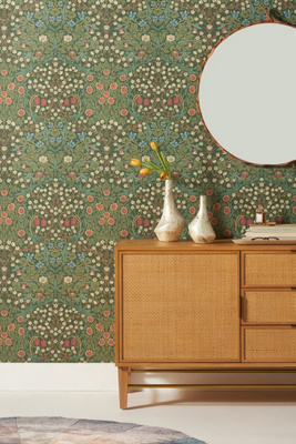 Morris & Co. Blackthorn Wallpaper In Assorted