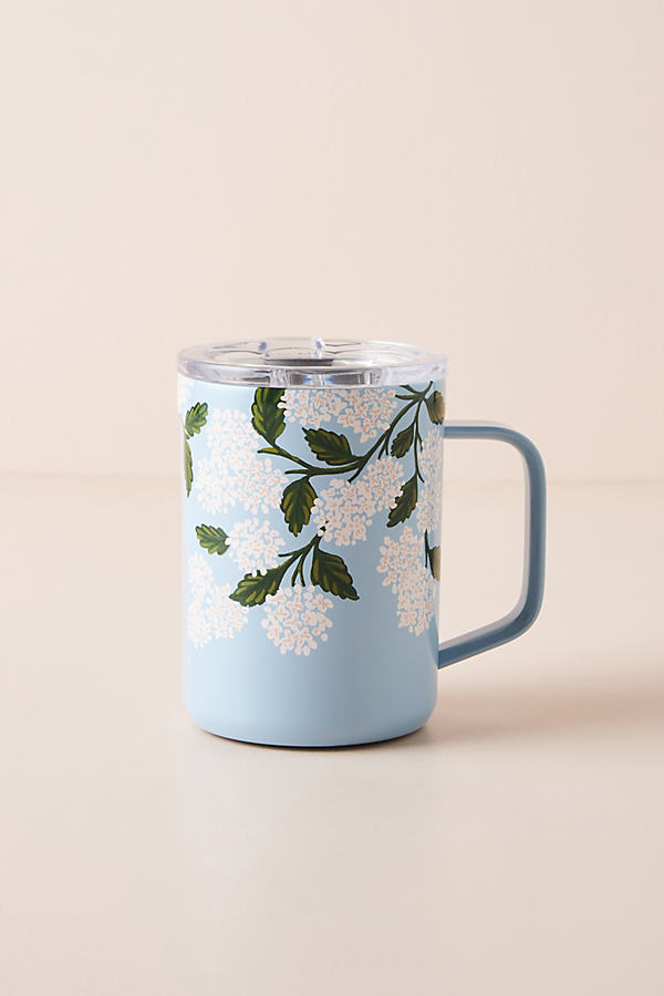 Rifle Paper Co. X Corkcicle Coffee Mug By  In Blue Size Mug/cup