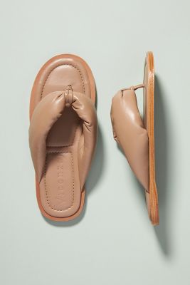 puffy flip flops
