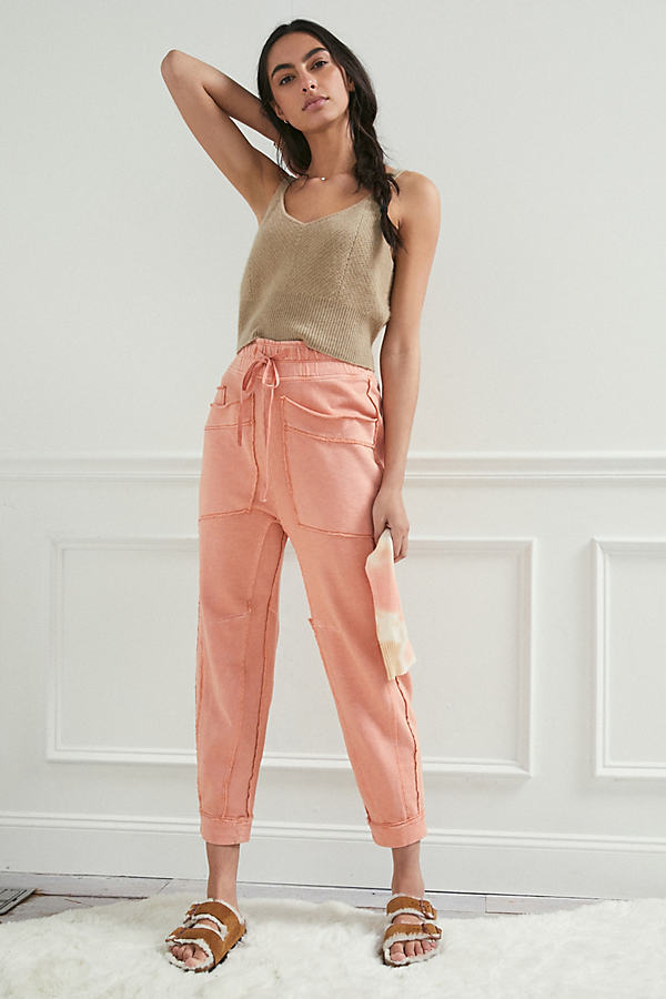 Daily Practice By Anthropologie Anja Seamed Lounge Pants In Pink