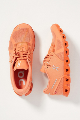 On Cloud Mochrome Running Sneakers In Orange