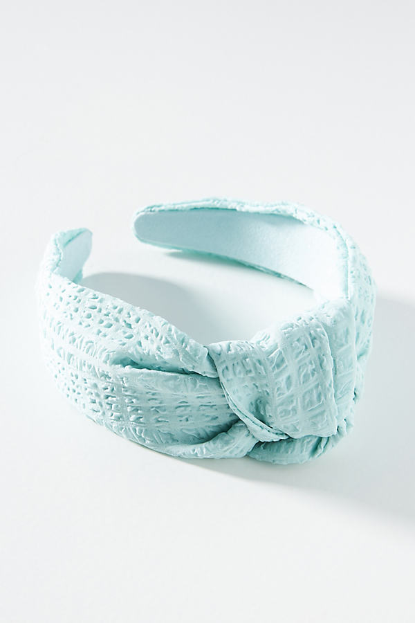 Anthropologie Megan Knotted Headband In Blue