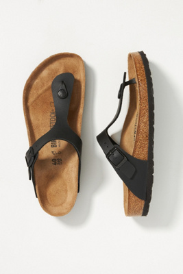 Birkenstock Gizeh Slides In Black