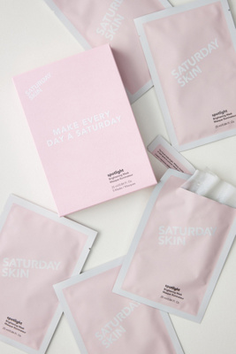 Saturday Skin Spotlight Brightening Sheet Mask, Set Of 5 In Pink