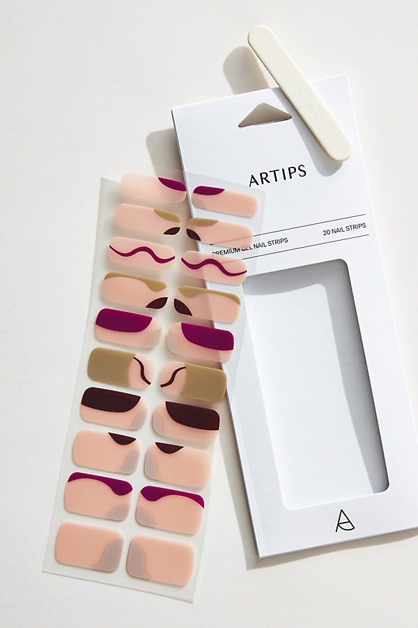 Artips Multicolor Gel Nail Strips In Pink