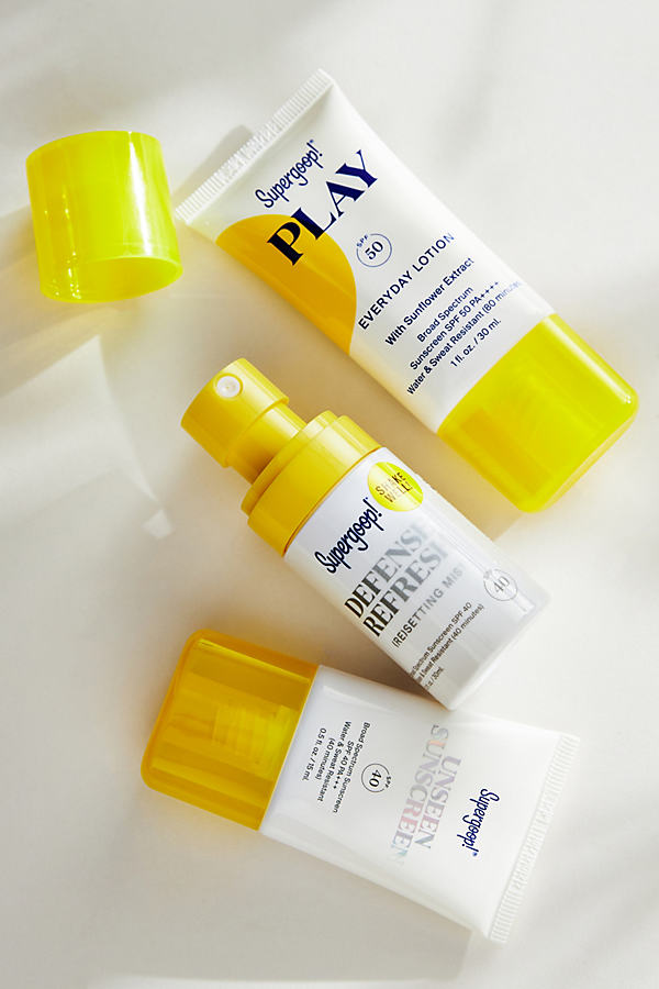 Supergoop ! Spf 40+ From Head-to-toe Sunscreen Kit In Yellow