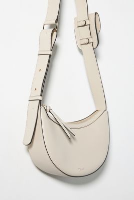 Oryany Rookie Half-Moon Leather Crossbody Bag