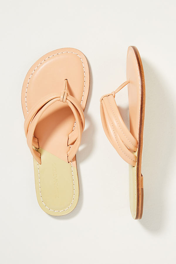 Bernardo Two-tone Flip-flop Sandals In Pink