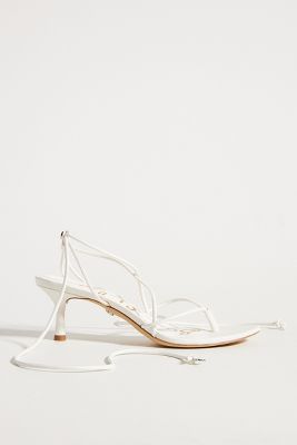 Sam Edelman Strappy Heeled Sandals In White
