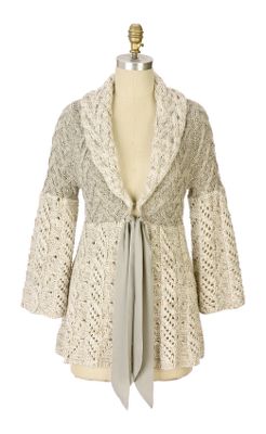 Basketweave Cardigan   Anthropologie