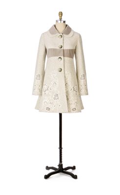 Rockwell Embroidered Coat   Anthropologie