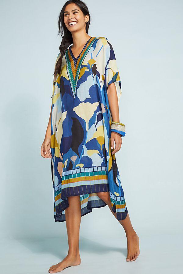 Slide View: 1: Steffi Cover-Up Maxi Dress
