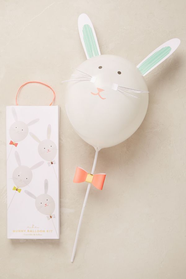 Slide View: 1: Kit de ballons lapin de Pâques