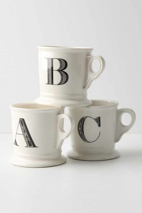 Monogram Mug | Anthropologie