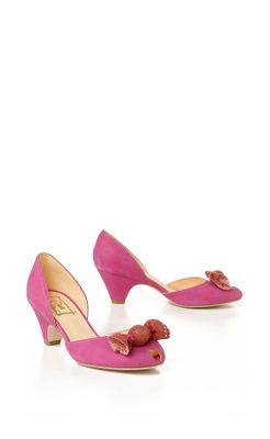 Candied Fuchsia Heels   Anthropologie