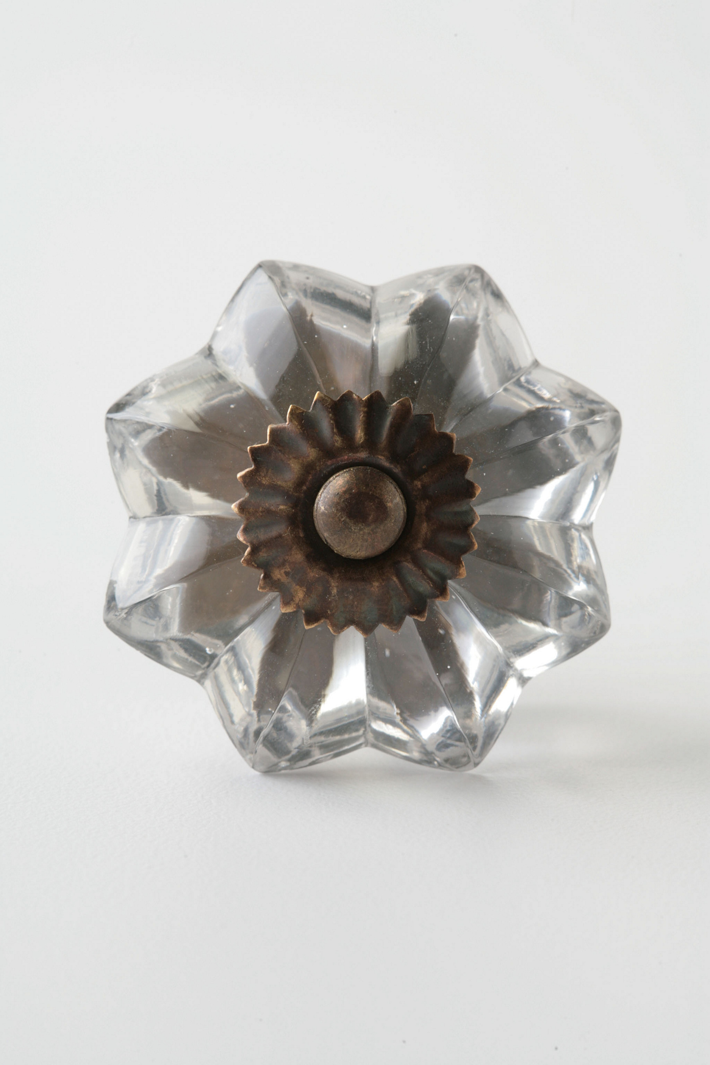 Glass Melon Knob, Brass Anthropologie