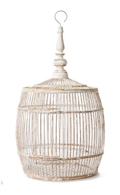 Bamboo Birdcage, Barrel   Anthropologie