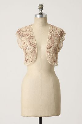 Anthropologie   Zardozi Aari Bolero  