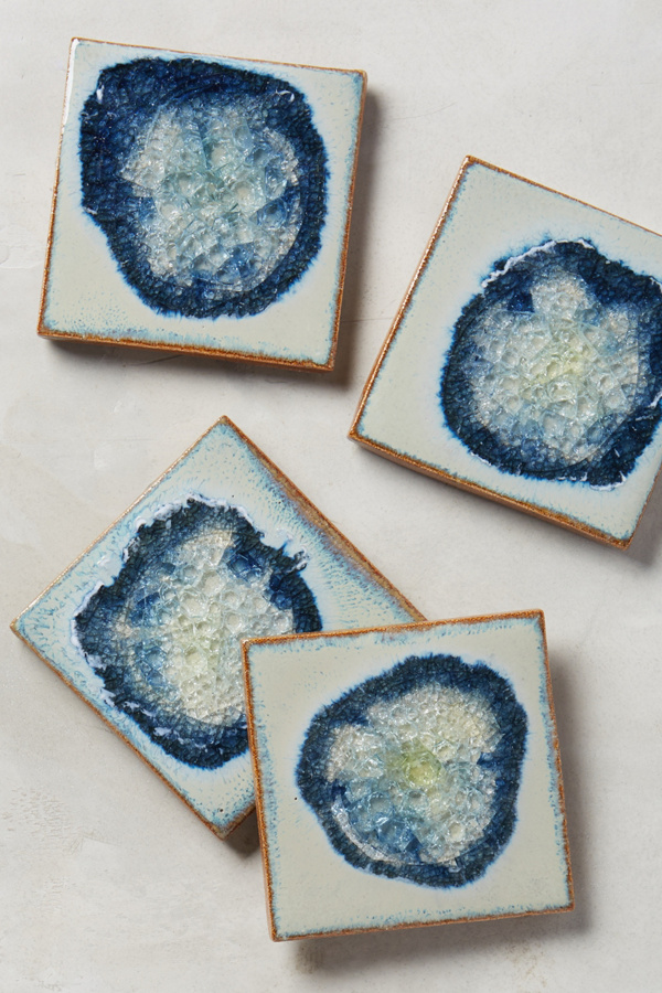 blue coaster gift set