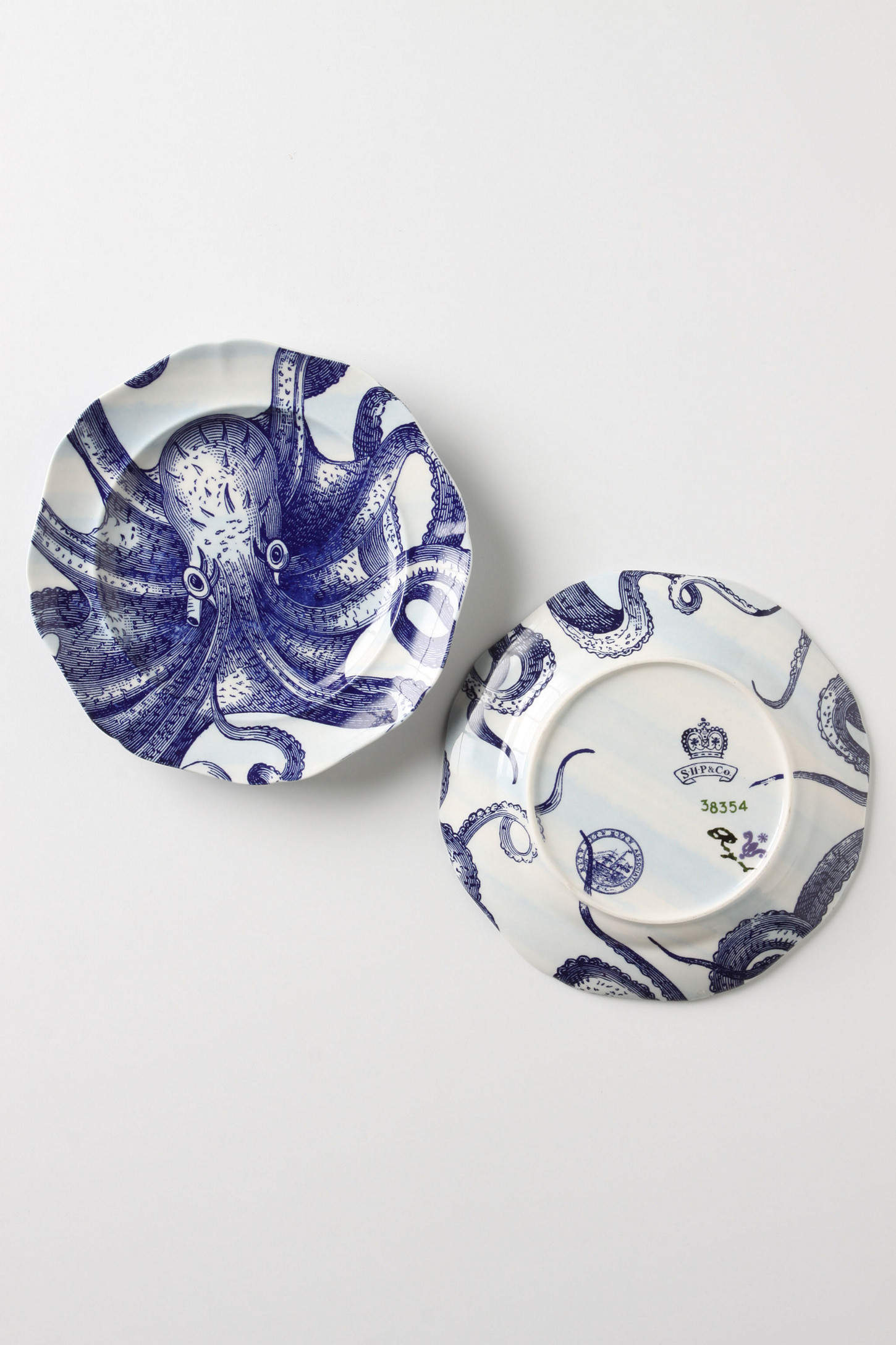 From The Deep Side Plate, Octopus Anthropologie