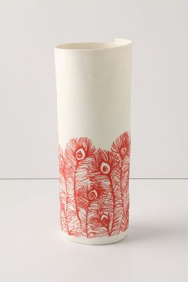 Paper Sketch Vase, Plume   Anthropologie