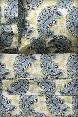 Paisley Foliage Sheet Set   Anthropologie