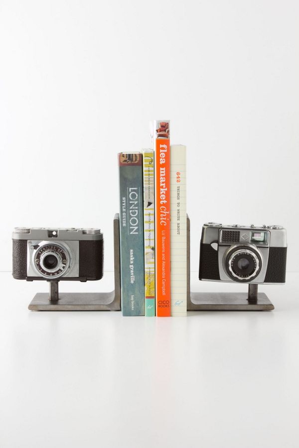 Vintage Camera Bookends Anthropologie