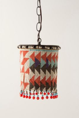 Kirdi Pendant Lamp, Small   Anthropologie