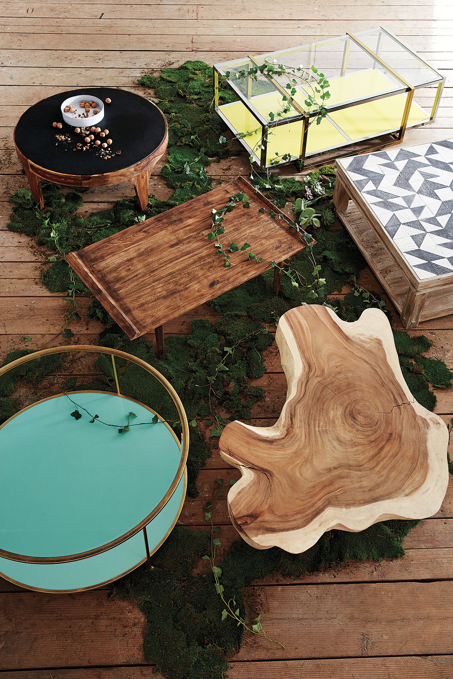 Burnished Wood Coffee Table | Anthropologie