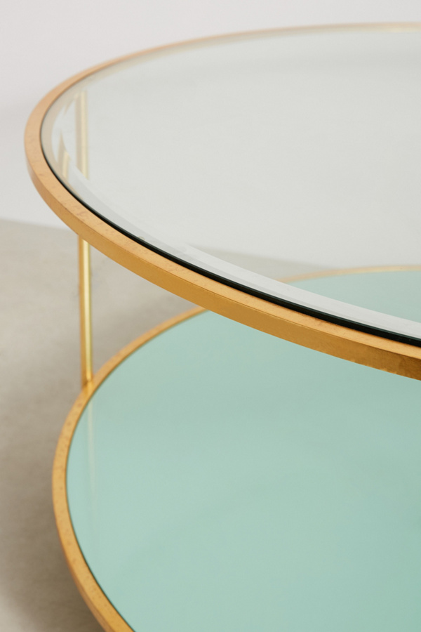 Lacquered Round Coffee Table Anthropologie