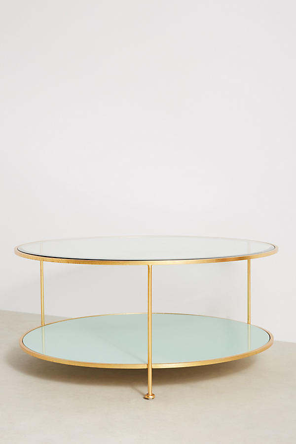 Lacquered Round Coffee Table