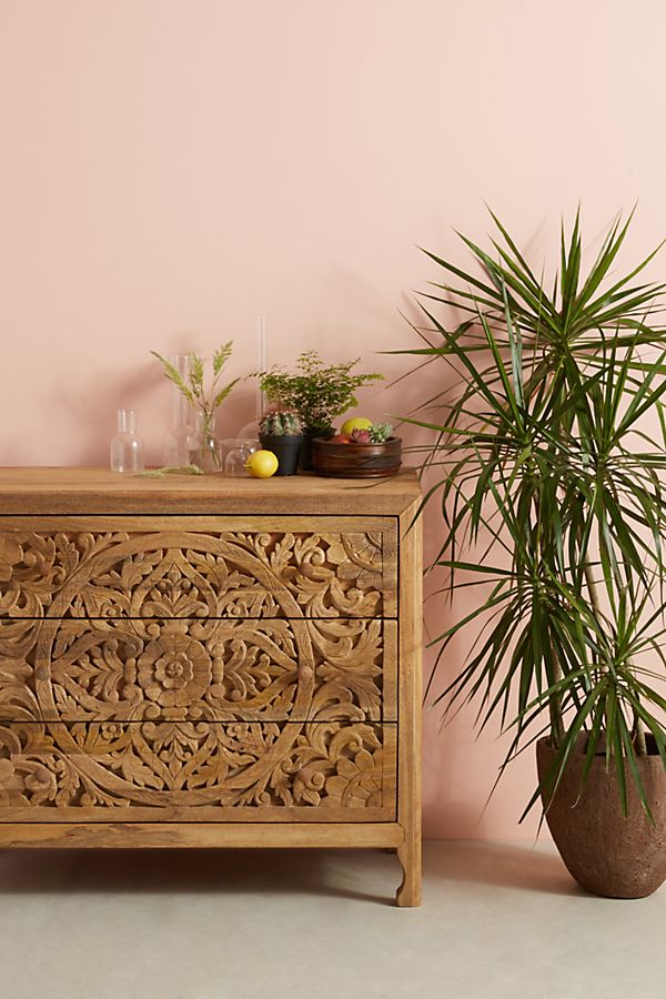 Slide View: 1: Lombok Three-Drawer Dresser
