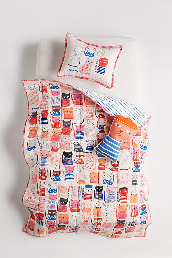 Slide View: 4: Cat Collective Toddler Sham
