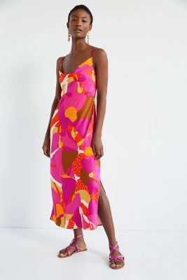 Bias slip hot sale dress anthropologie