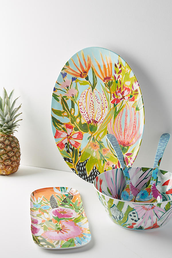 Slide View: 3: Lulie Wallace Melamine Serving Bowl