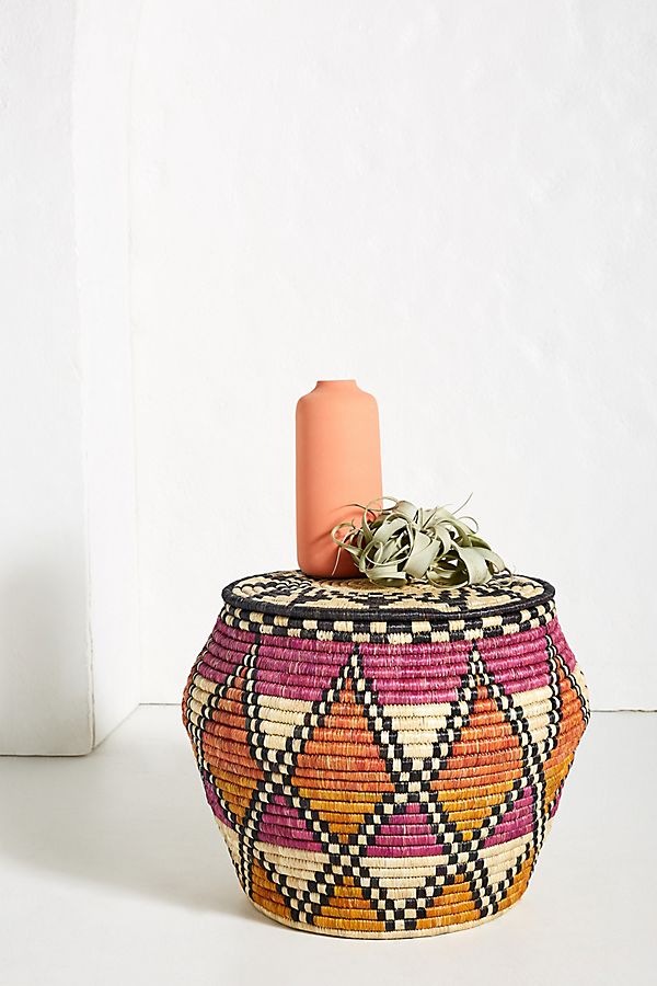 Slide View: 1: Silas Woven Side Table