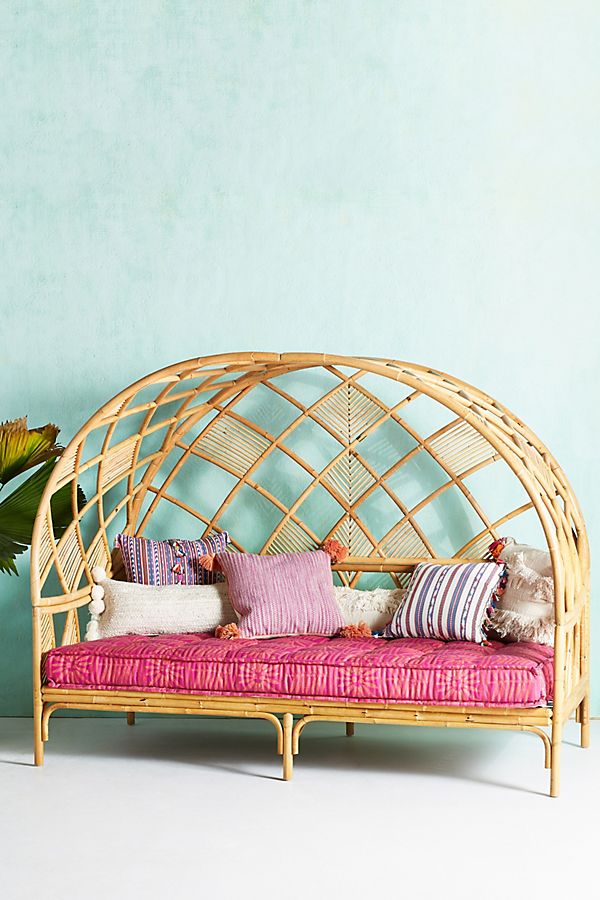 Slide View: 1: Peacock Cabana Indoor/Outdoor Daybed