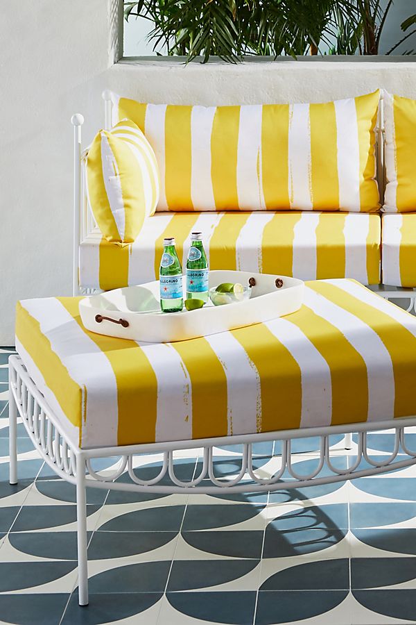 Slide View: 1: Parker Indoor/Outdoor Ottoman