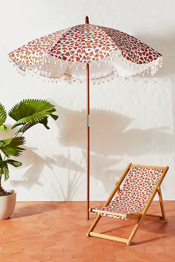 Slide View: 1: Colloquial Beach Umbrella