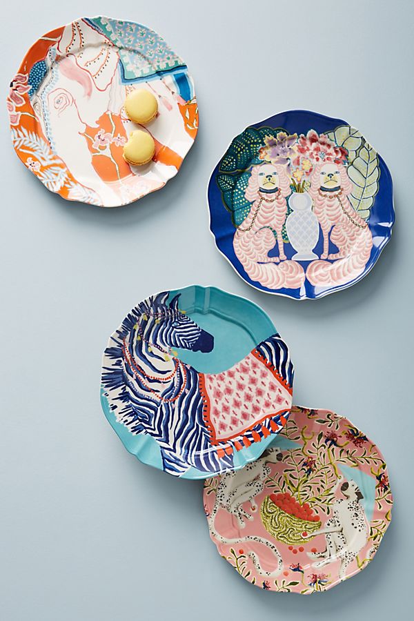 Slide View: 3: Eastern Animal Dessert Plate