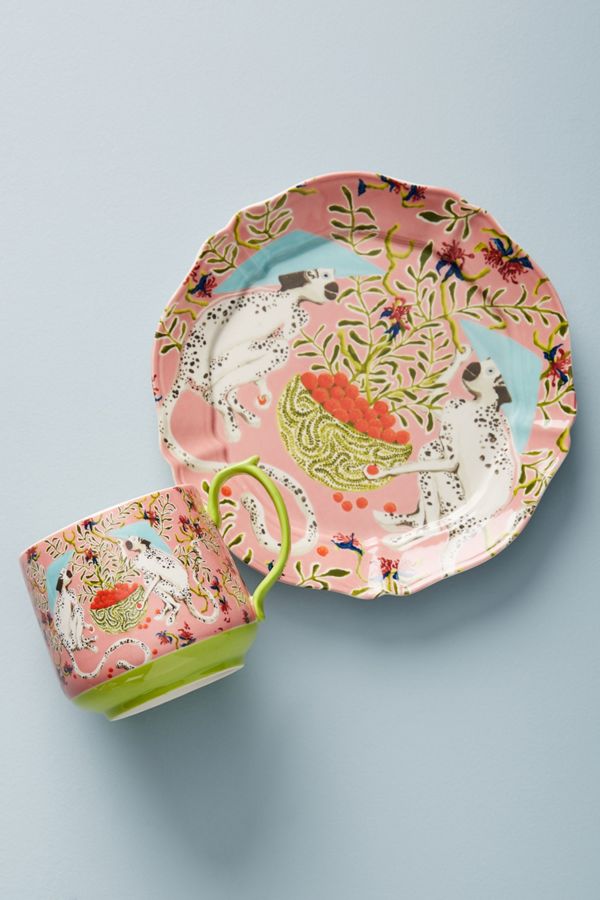 Slide View: 2: Eastern Animal Dessert Plate