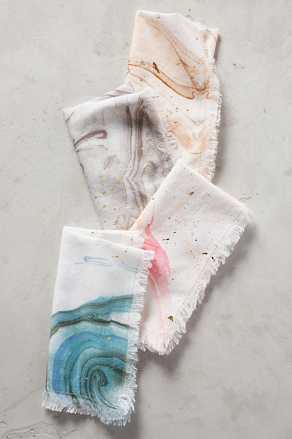 Slide View: 2: Marbled Napkin