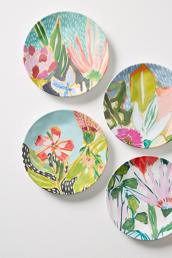 Slide View: 1: Lulie Wallace Melamine Canape Plate Set