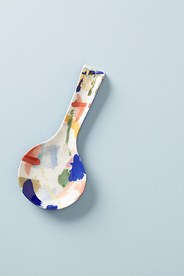 Slide View: 1: Painter's Palette Spoon Rest